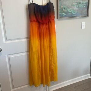 Bisou Bisou Ombre Gown Maxi Dress